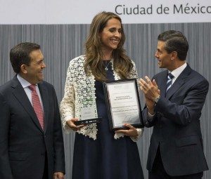 Foto: Entrega del Premio Nacional del Emprendedor.