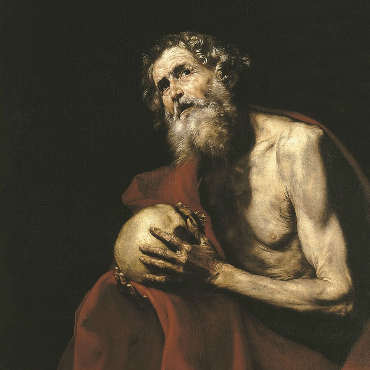 Ribera, San Jerónimo penitente. Uno de los pintores favoritos de la baronesa.