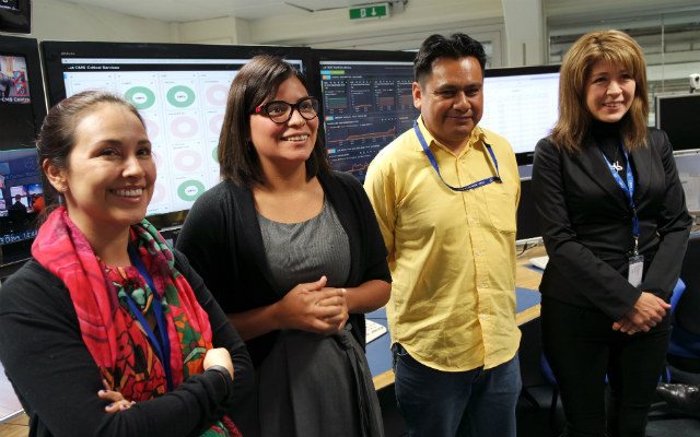 De izquierda a derecha: Isabel Pedraza, Indara Suárez, Severiano Carpinteyro y Cecilia Uribe.