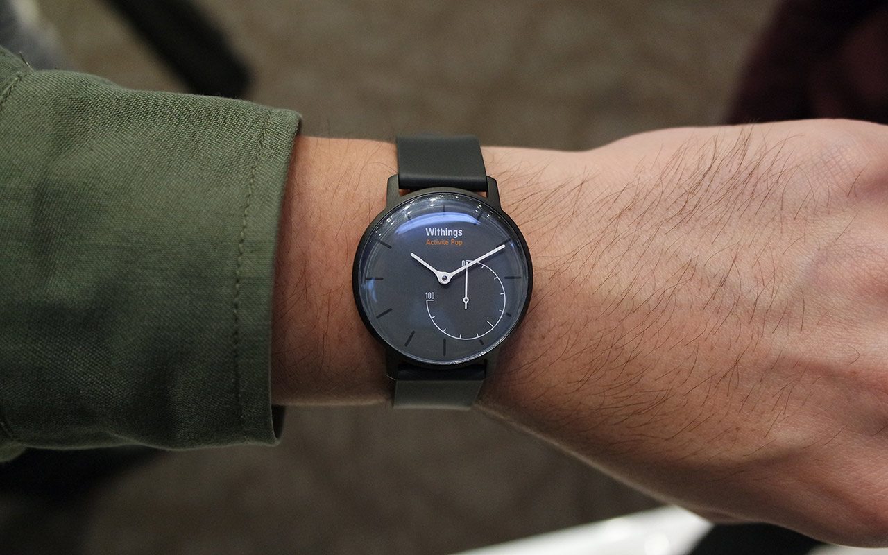 El Activité Pop de Withings es un smartwatch con aspecto convencional. (Foto: Staff.)