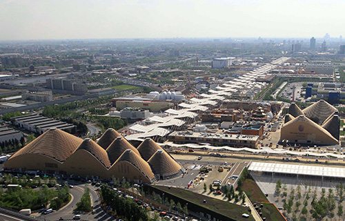 Vista aérea de la Expo