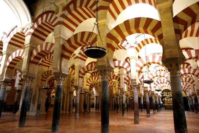 Arcos de la mezquita.
