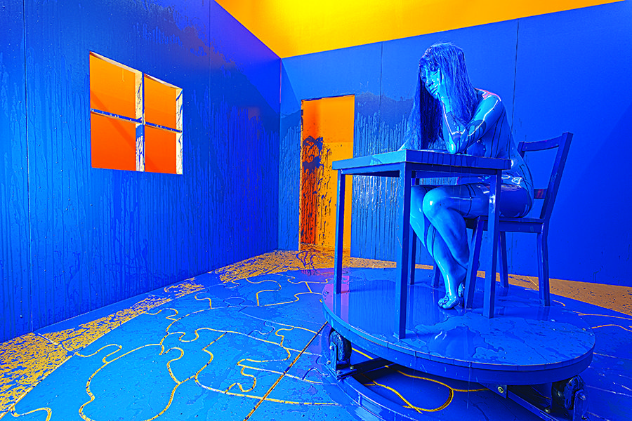 Farfetch Curates Art - Rubell Family Collection - Richard Jackson, The Blue Room, 2011