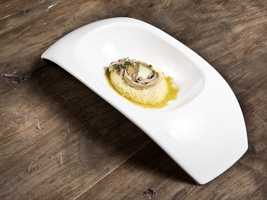 Cebiche de lapas.