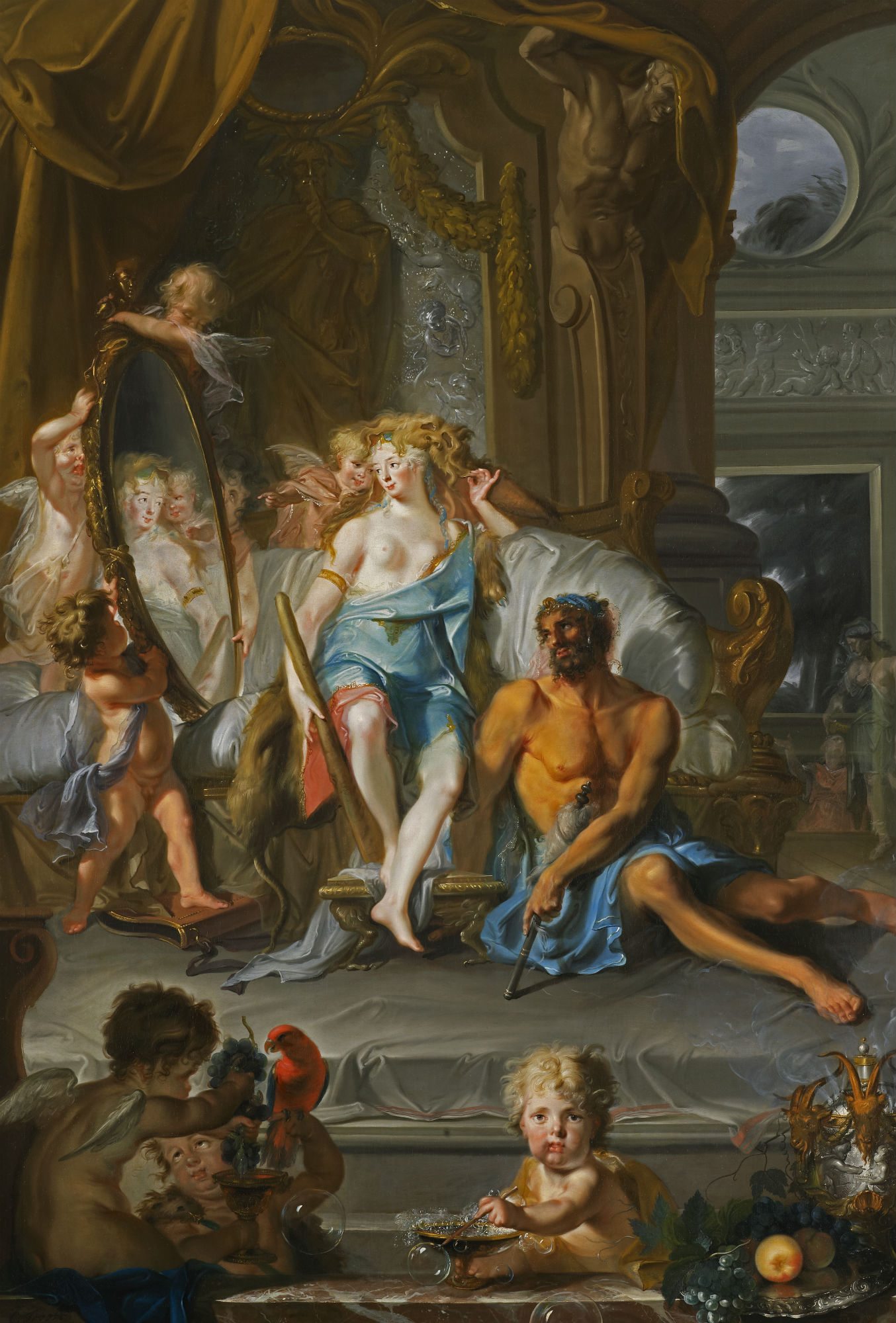 652_Cornelis Troost_Hercules en casa de Omphale_Oil on Canvas_238 x 170 cm_original