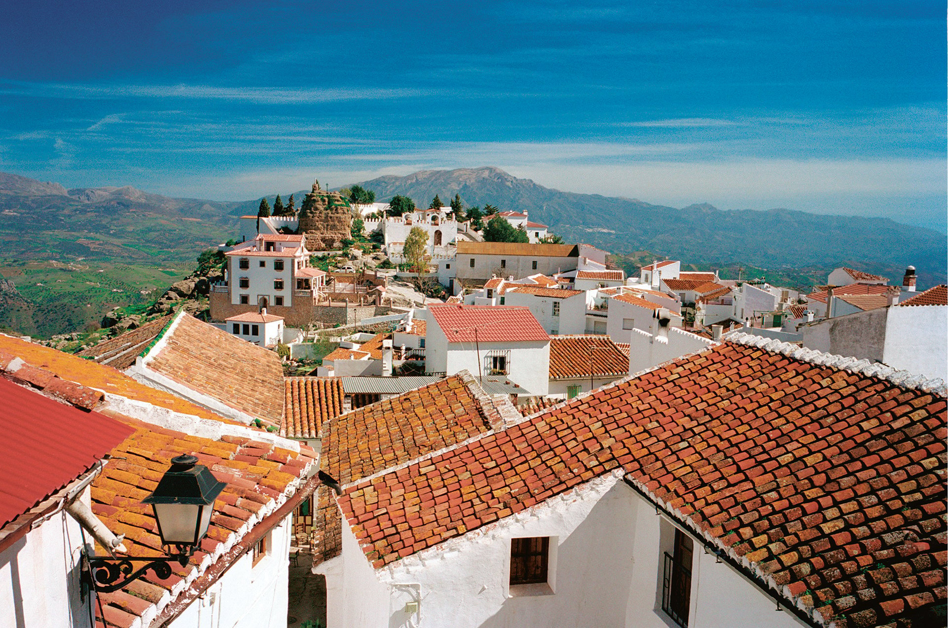 village of Comares, near Malaga, southern Spain