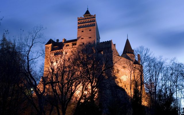 Castillo en donde se dice que vivía el conde Drácula.