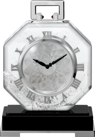 Reloj de sobremesa excepcional de Cartier. 