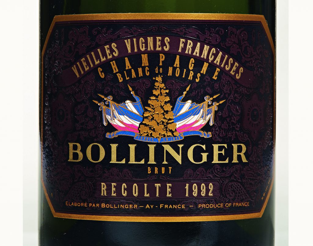 Bollinger 1992, Vieilles Vignes Francaises
