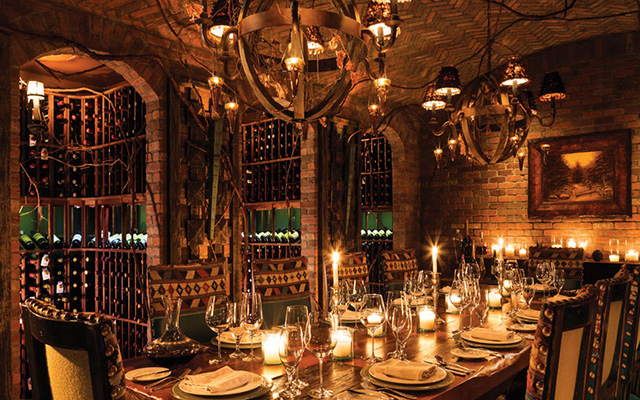 Comedor para cenas privadas. 