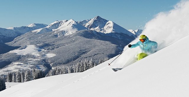 Una de las atracciones principales de Vail son sus pistas de esquí clasificadas como negras. 