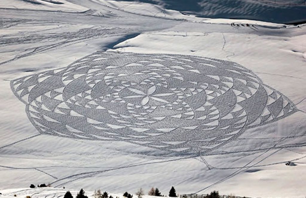 Snow Art Gallery de Simon Beck