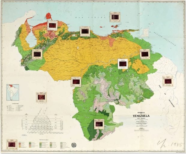 Claudio Perna, República de Venezuela-Mapa ecológico. 1975_bueno