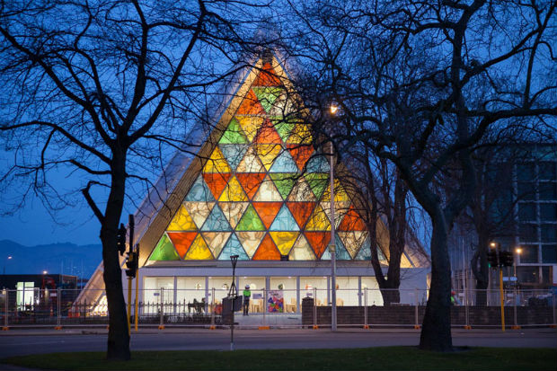 Cardboard Cathedral.