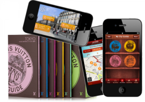 Las City Guides de Vuitton están disponibles en mobile app y en libros.