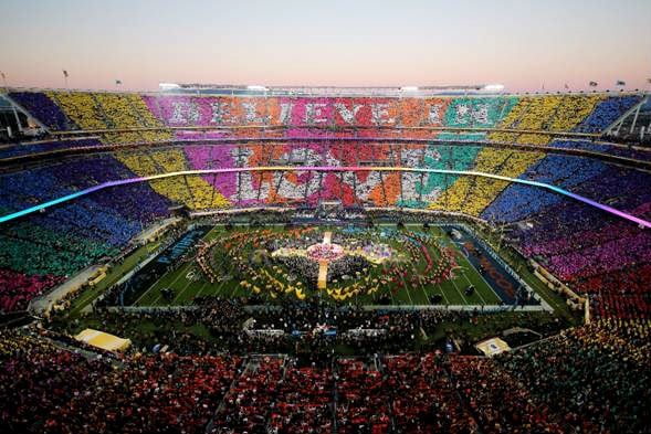 Medio tiempo, Super Bowl 2016. (Foto: Getty Images)